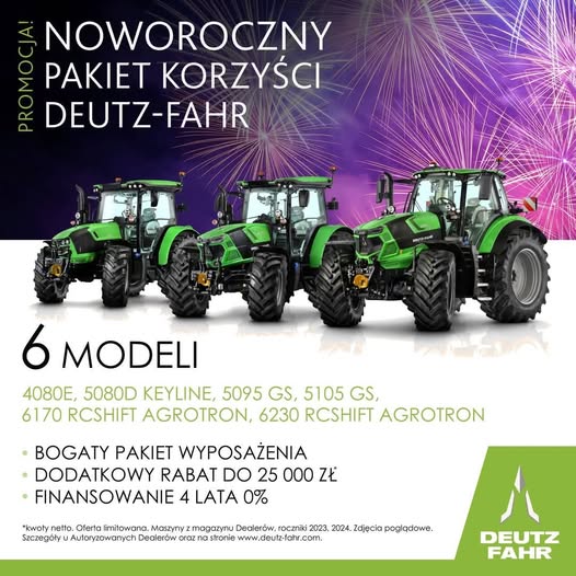 NOWOROCZNY PAKIET KORZYŚCI DEUTZ-FAHR